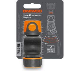 Коннектор гибкий для шланга (1/2”-5/8”; 12.5-15 мм) DAEWOO DWC 2815 