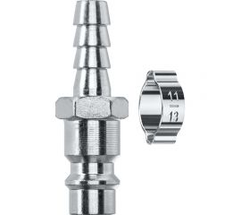 Переходник KRAFTOOL штуцер ""елочка"" 8 мм - рапид штуцер, с хомутом 06597-08 