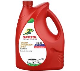 Моторное масло SAVSOL SSR APEX синтетическое, 5W-30, ACEA А5/В5-21, API SL/CF, 4 л SRA-004 
