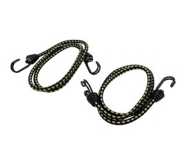 Крепежный шнур STAYER резиновый 100 см c двойным стальным крюком 2 шт 40506-100 