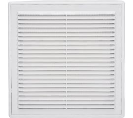 Решетка вентиляционная вытяжная с рамкой (250x250 мм; белая) ВИЕНТО 2525ВР 