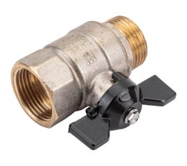 Шаровой кран LD Pride 47.25.B-Н.Б латунный, внутренняя/наружная резьба, ручка-бабочка, 1"" LD 47.302.25 