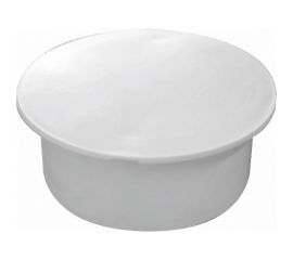 Монтажная коробка УРАЛ ПАК У195 белая скрытой проводки диаметр 75х30 мм, крышка, IP 20 КМ-500090195-096 