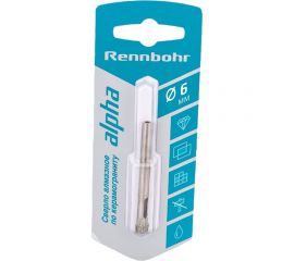 Сверло алмазное по керамограниту и керамике 6 мм RENNBOHR 676206 