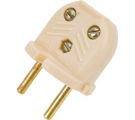 Электровилка ООО Ливны-Электро В6-001 разборная плоская л/ш слоновая кость В 6141л 