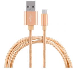 Кабель ENERGY ET-28 USB/Type-C, золотой (12339) 104100 