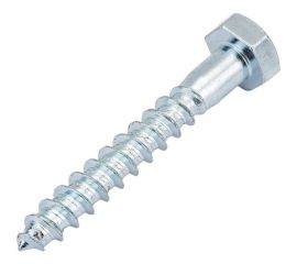 Шуруп с шестигранной головкой Качественный КРЕПЕЖ 10х70, 35 шт. 0500573 КЧ 