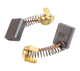 Комплект угольных щеток для электроинструмента Hitachi (пружина, пятак-уши), 7x13x17 мм, 2 шт COFRA SDH-34640 