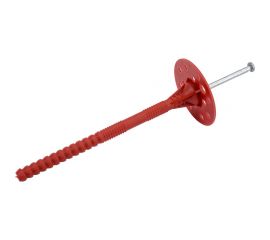 Дюбель для теплоизоляции Tech-Krep с металлическим гвоздём, 10x180 мм, 250 шт. 150053 