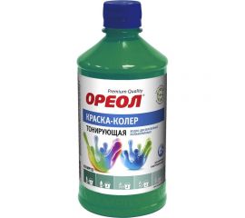 Тонирующая краска - колер ОРЕОЛ изумруд, 0.725 кг 5694 