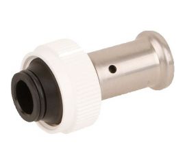 Пресс фитинг с накидной гайкой под евроконус HENCO ПВДФ пресс, белый, 20x3/4"" 19PKW-2005 