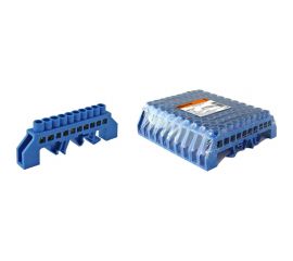 Шина TDM N нулевая в изоляторе на DIN-рейку 8x12мм 10 групп SQ0801-0078 