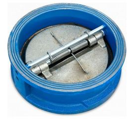 Обратный клапан CiДу150 Ру16 двухдисковый межфланцевый чугунный D100-01755 