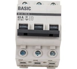 Выключатель нагрузки EKF 3P ВН-29 Basic 63А SQSL29-3-63-bas 