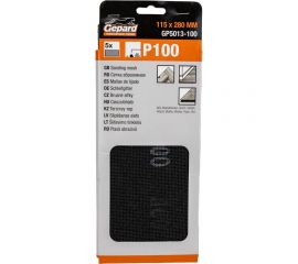 Сетка абразивная 115x280 мм, Р100, 5 шт Gepard GP5013-100 