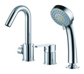 Одноручный смеситель на борт ванны RUSH TE2835-333 