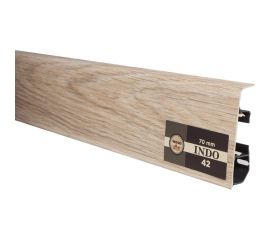 Плинтус Arbiton Indo 42 Дуб Песочный, 2500x70x26 мм 112501 