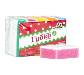 Губка для посуды Ягодка Макси 5 шт. 9269 