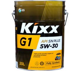 Синтетическое моторное масло KIXX G1 SN Plus 5w-30 20л L2101P20E1 