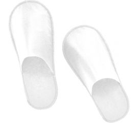 Одноразовые тапочки с закрытым мысом SMZ Антикризисные 4 мм, белый, 25 пар ГПТА/3М/Б-№1/25/150 