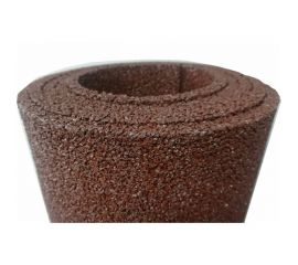 Покрытие из резиновой крошки ООО Амортекс 1500x6000x10 мм цвет коричневый 0026 