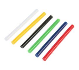 Клеевые стержни 7х100 мм, разноцветные, 6 шт ТУНДРА 6074043 