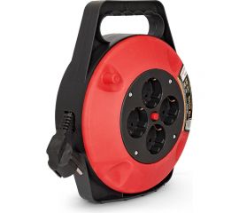 Удлинитель на катушке ExeGate Master ECS-1-1.5B 4 евро с заземлением 10м. защита от детей и перегрузки 3х1.5 286337 