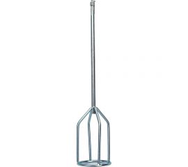 Миксер оцинкованный для строительных смесей повышенной вязкости (80х400 мм) FIT 04209 