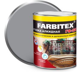 Грунтовка FARBITEX ГФ-021 (серый; 1.8 кг) 4300006016 
