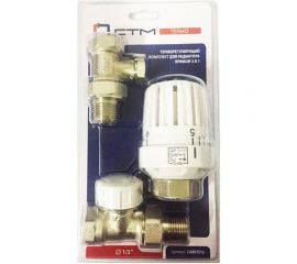 Термостатический комплект СТМ ТЕРМО для радиатора, прямой, в блистере, 1/2"" CARKTS12 