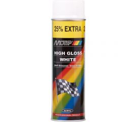 Эмаль универсальная акриловая белая глянцевая MOTIP 0,5 л 04004IG 
