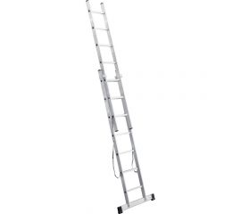 Алюминиевая 2-секционная лестница UFUK 2х7 ступеней 411207 
