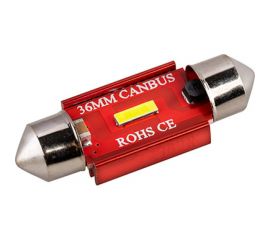 Автолампа SKYWAY диод, T11 (C5W), 12-24 В, 1 SMD диод, 1-конт., 36 мм S08202069 