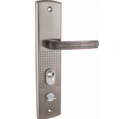 Универсальный комплект ручек для металлических дверей Аллюр (универсальный; левая) 5378 