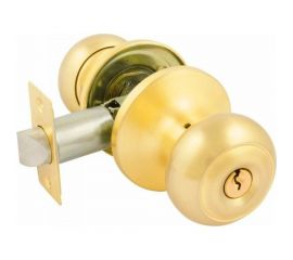 Межкомнатная защелка НОРА-М NEW мат. зол. Н-01 ключ/фикс. 15711 