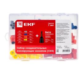 Набор СИЗ EKF (СИЗ-1 40шт, СИЗ-2 40шт, СИЗ-3 50 шт, СИЗ-4 15шт, СИЗ-5 10шт, Бита-2шт) PROxima plc-cc-n 