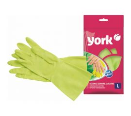 Резиновые перчатки YORK Алоэ, р. L 092140 