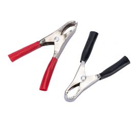 Зажимы "крокодилы" AUTOVIRAZH 15А 53мм 2шт(красный+черный) AV-010201 