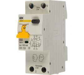 Автоматический выключатель дифференциального тока IEK АВДТ-32 1п+N C63 100мА 9880819 