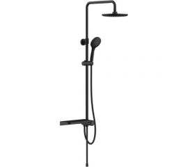 Душевой гарнитур IDDIS Ray с верхней лейкой, черный матовый RAYMS3Fi76 