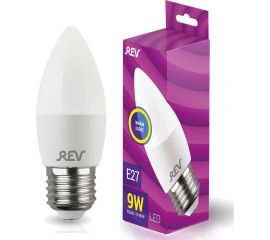 Светодиодная лампа REV C37 Е27 9W, 2700K, 32412 6 