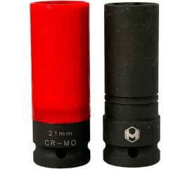 Головка ударная 6-гранная тонкостенная, с пластиковой защитой (21 мм; 1/2""DR) NORM HP-21-1 