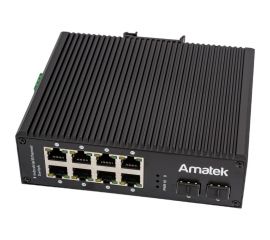 Промышленный коммутатор Amatek AN-SXG10P8A на 10 портов 7000658 