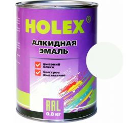 Алкидная автоэмаль Holex 9003 RAL белая, 0.8 кг HAS-380709 