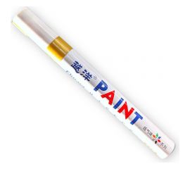 Маркер-краска по металлу Flysea Paint Marker FS-110 с наконечником 2-4 мм, золотой FS-110-gold 