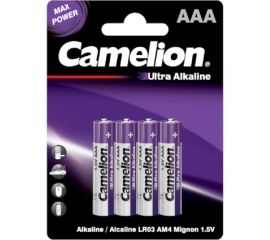 Батарейка Camelion Ultra BL-4 LR03 (LR03-BP4UT, 1.5В) 14985 