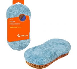 Губка для мытья из микрофибры и коралловой ткани Airline AB-K-02 