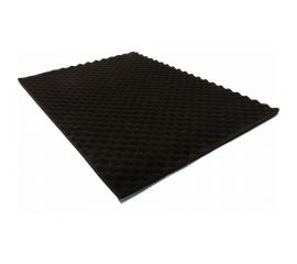 Акустический поролон с пропиткой для авто Dreamcar Wave Black самоклеящийся, 15 мм, 1x0.75 м WB-15M-S075100 