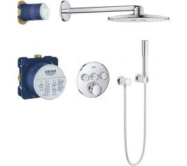 Душевая система с гарнитуром и верхним душем GROHE GRT SmartControl 00000065768 