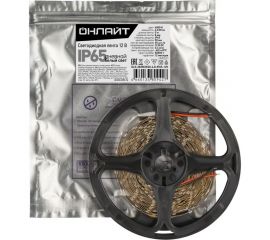 Светодиодная лента ОНЛАЙТ OLS-2835CW60-4.8-IP65-12V 80942 